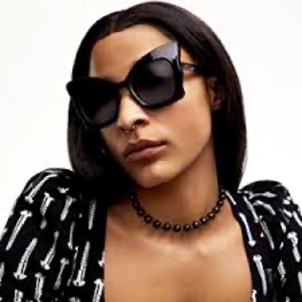 Betsey Johnson Black Cat 🐈‍⬛ Eye 👁 Sunglasses